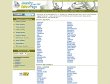 Tablet Screenshot of jewelryyellowpage.com